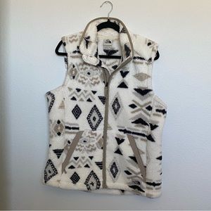 The North Face Campshire Vest 2.0 Aztec Sherpa full zip